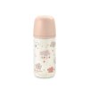 SUAVINEX Sklenená dojčenská fľaša DREAMS 240ml 0m+ SF - Ružová