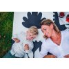MoMi Penové puzzle hracia podložka FELI - Čierna