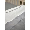Meyco Pletená bavlnená deka RIB 75x100cm - Grey Melange