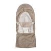 BabyBjorn Poťah na lehátko Soft Mesh - Grey Beige / White