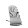 BabyBjorn Lehátko Bliss Woven melange - Light Gray