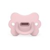 Suavinex Silikónový fyziologický cumlík Colour Essence Butterfly 0-6m - Ružový