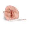 KIETLA klobucik Ourson s ochranou krku s uv ochranou Pink III