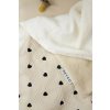 Meyco Mušelínová prikrývka 75x100 cm Sweet Heart - Soft Sand