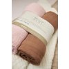 Meyco Mušelínové plienky 120x120cm - Soft pink/toffee