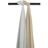 Meyco Mušelínové plienky 120x120cm - Light grey/sand