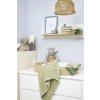 Meyco Mušelínové plienky 120x120cm - Natural/soft olive