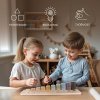 Zopa Drevená hračka Montessori počítanie