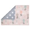 Lalalu Podložka na hranie Premium 200x140cm - Pink Elephant