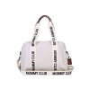 Childhome Prebaľovacia taška Mommy Club Signature Teddy - Off White
