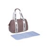 Childhome Prebaľovacia taška Mommy Club Signature Teddy - Soft Brown