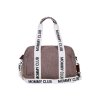 Childhome Prebaľovacia taška Mommy Club Signature Teddy - Soft Brown