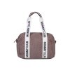 Childhome Prebaľovacia taška Mommy Club Signature Teddy - Soft Brown
