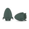 PETITE&MARS Silikónová hračka do vody s kefkou Splashy Rocket - Green