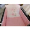 Szeko súprava posteľnej bielizne Sovička LULU, ružová s bodkami