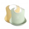 Babybjorn Plastový podbradník 2ks - Powder yellow/ Powder green