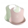 vyr 267 Baby Bib Powder GreenPowder Pink 2 pack