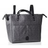 Saunton Charcoal Herringbone Front with straps