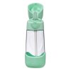 B.box Fľaša na pitie so slamkou 450ml - Spearmint