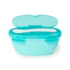 SKIP HOP Miska s lyžičkou v ochrannom puzdre Easy Serve Teal 240 ml, 3m+