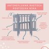 LevinFelin Detská antirefluxná rastúca postieľka Nika Sivá