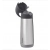 B.box Termoska so slamkou 500 ml - Graphite