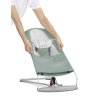 BabyBjorn Poťah na lehátko Soft Cotton JERSEY - Light Sage / grey