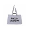 Childhome Cestovná taška Grandpa Canvas Grey