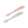 Beaba Prvá Silikónová lyžička 2ks - Old Pink