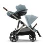 Cybex Športový kočík Gazelle S - podvozok Taupe - Stormy Blue