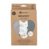 PETITE&MARS Sada plienok bambusová mušelínová 3ks Moussy - Grey planes