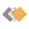 PETITE&MARS Sada plienok bambusová mušelínová 3ks Moussy - Ochre Leaves
