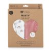 PETITE&MARS Prikrývka bambusová mušelínová 2ks Misty - Rose Rainbow