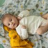 PETITE&MARS Prikrývka bambusová mušelínová 2ks Misty - Grey planes