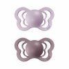 BIBS Couture Silikónový anatomický cumlík 2ks - Dusky Lilac-Heather