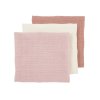 Meyco Mušelínové plienky 70x70cm 3ks - Soft rose/rose/natural