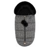 Bjällra Zimný fusak Tweed Premium Collection - Black