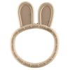 Zopa Silikónové hryzátko Rabbit - Sand Beige