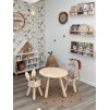 Montessori Domčeková polica Woodle - Biela / prírodné drevo