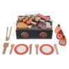 Zopa Drevený BBQ gril set