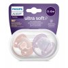 Philips AVENT Cumlík Ultrasoft Premium zvieratko 0-6m dievča 2 ks