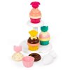 SKIP HOP Zoo stohovacie Cupcakes s meniacimi sa farbami 3r+