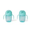 SKIP HOP Hrnček rastúci Sip-to-Straw Teal 6m+