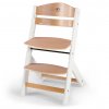 KINDERKRAFT Stolička jedálenská Enock s polstrovaním White wooden, Premium