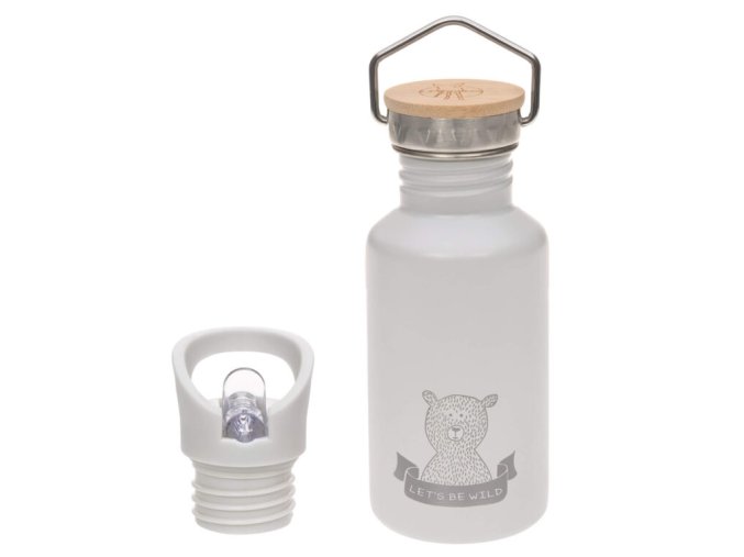 Bottle Stainless Steel Adventure grey