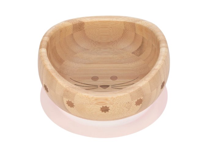 Bowl Bamboo Wood Little Chums mouse