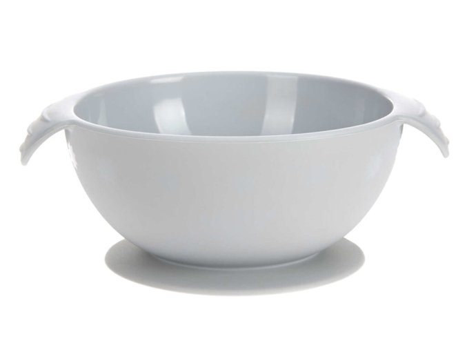 Bowl Silicone grey with suction pad