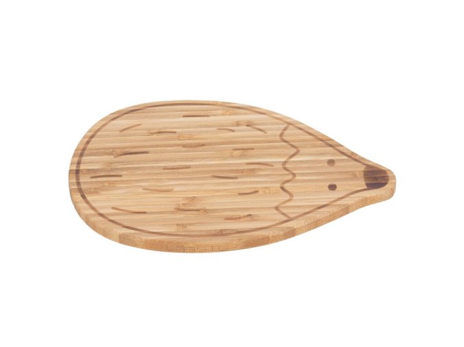 Breakfast Board Bamboo Wood Garden Explorer hedgehog