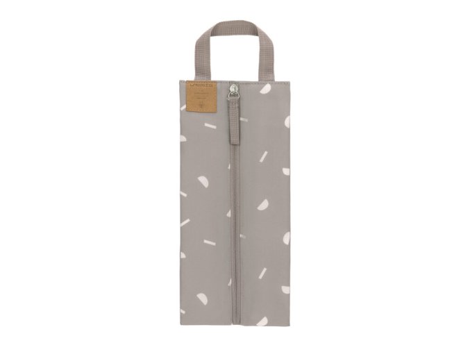 Casual Insulated Pouch Blocks taupe