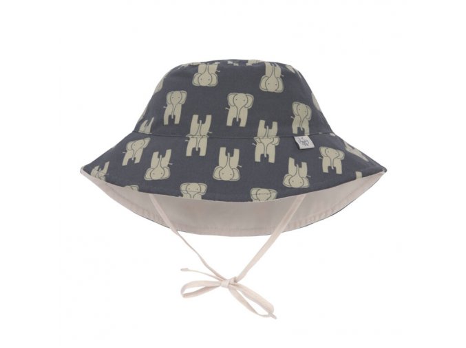 Sun Protection Bucket Hat elephant dark grey 19-36 mo.